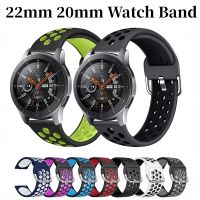 svsfbtdj 22mm 20mm Silicone strap for Samsung watch 3/4 Gear S3/Active 2 /Huawei watch 3/GT2 Sport Bracelet Belt for Amazfit GTR/Stratos