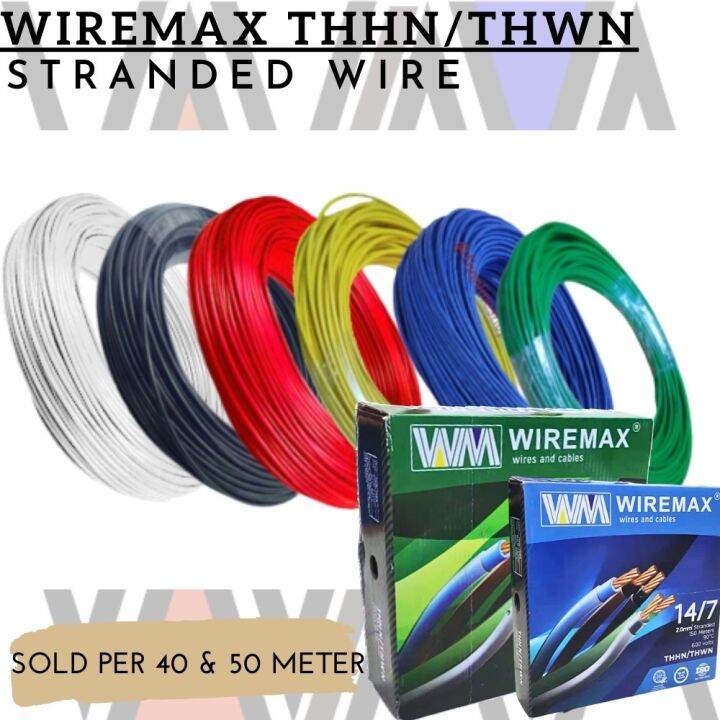 Thhn Thwn Stranded Wire Per Meters Mm Mm Pure Copper Lazada Ph