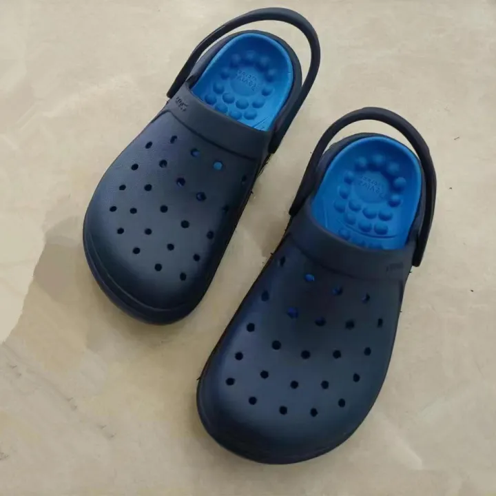 New Fashionable Crocs crocband wavy band clog flat sandals massage ...