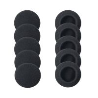 10Pcs Black 6cm Soft Foam Earbuds Headphone Ear pads Replacement Sponge Covers Headset Earpads