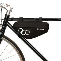 2023 NEW Polyester Bike Bag Waterproof Mountain Bicycle Triangle Bag Front Tube Frame Cycling Bag Pouch Holder Bycicle Accessories