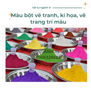 100 gram Màu bột vẽ tranh, vẽ trang trí màu, kí họa