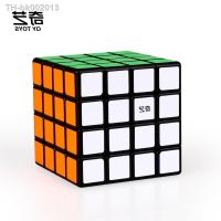 ☍☜ QiYi QiYuan 4x4 Stickerless Black 4x4x4 Magic Cube Speed Puzzle QiYuan S2 Racing Cubo Magico Educational Toys Gift
