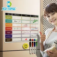 【YD】 New Magnetic Planner Dry Calendar Whiteboard Fridge 30x40cm Message Board