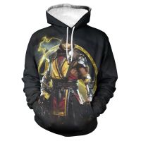 Sudadera con capucha de Mortal Kombat para hombre y mujer, suéter informal de talla grande, estilo Anime Vitality, 3XL chaquetas con capucha, Harajuku