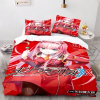 Darling In The Franxx Bedding Set Bedspread Single Twin Full Queen King Size Bed Sets Childrens Bedroom Duvetcover Family