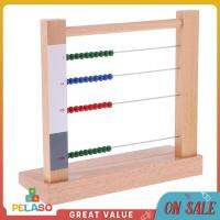 วัสดุคณิตศาสตร์ Pelaso Montessori Wood Toy -1 10 100 1000 Caculate ลูกปัดสำหรับร้อย