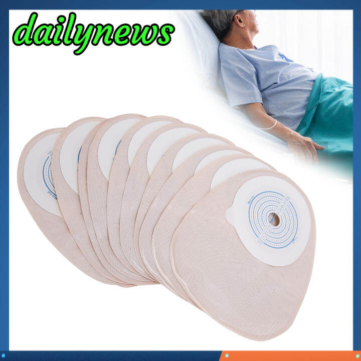 [Dailynews] 10pcs OnePiece Disposable Colostomy Bags Ostomy Ileostomy