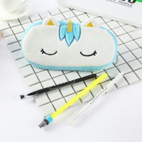 น่ารัก Plush Unicorn Pencil Case โรงเรียนกรณีดินสอเครื่องเขียนกระเป๋าดินสอ Kawaii กระเป๋าเด็กผู้หญิงกล่องดินสอสำหรับโรงเรียน-LUIZU STORE