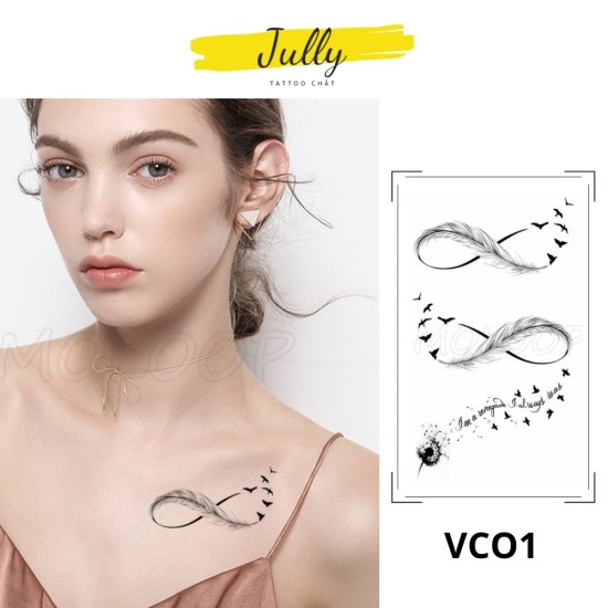 Hình xăm vô cực lông vũ đẹp,Infinity tattoo,arm tattoo,hình mềm mại, hình  xăm hoa văn cho nữ, hoa văn henna, hì… | Mini tattoos, Hình xăm mực trắng, Hình  xăm vô cực