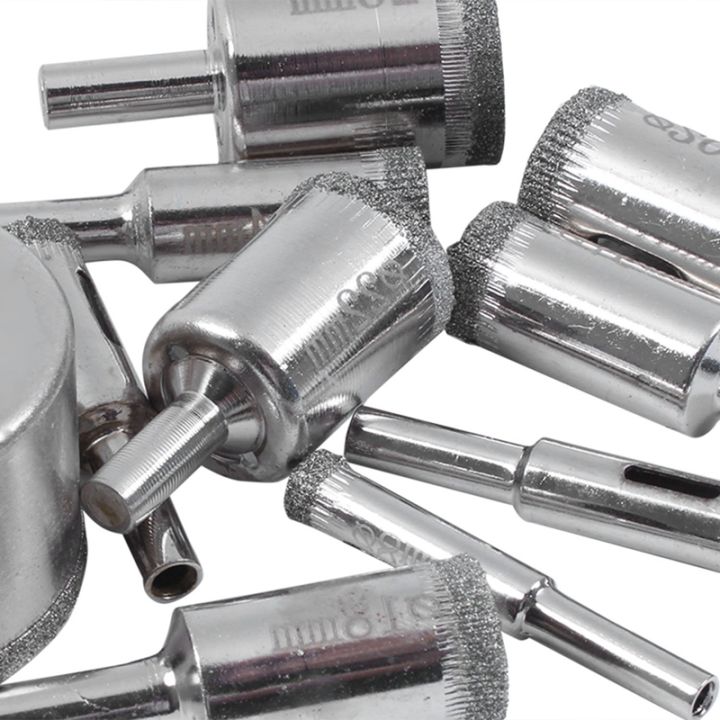 10pcs-diamond-coated-drill-bits-hole-saw-holesaw-glass-granite-tile-cutter-masonry-drilling-tool