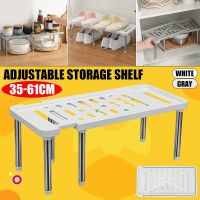 【CW】 Cabinet Storage Shelf Retractable Stackable Organizer Spice Rack for Plastic Holders Saving