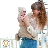 ☾❈ Bath Towel Hooded Baby Combed Cotton Cape for Newborn Apron Absorbent Kids Wipes Shower Four Seasons Wash