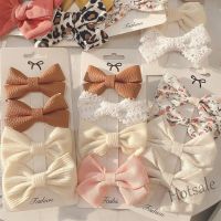 【hot sale】☄□卍 C05 4 Pcs/ Set New Styles Bow-Shaped Hair Clips for Girls Sweet Hair Accessories for Girls