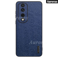 เคสโทรศัพท์สำหรับ Honor 90 Pro เปลือกแข็งดีไซน์ลายต้นไม้ทำจากไม้สำหรับ Honor เคสHonor 90Pro