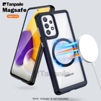 Tanpaile Magsafe เคสชาร์จไร้สายสำหรับ Samsung Galaxy A73 A13 4G 5G A04S A23 A53 A33 F23กันกระแทก M23แบบบางมินิมอลบางเคสกันกระแทกโทรศัพท์