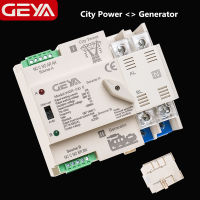 ใหม่ GEYA W2R ATS 2P Automatic Transfer Switch Uninterrupted Power Controller Selector Switches 63A 100A 110V 220V ของขวัญ-Pujeu