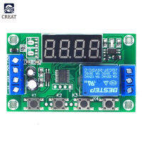 YYC-2S โมดูลรีเลย์หน่วงเวลาจอแสดงผล LED ปรับโปรแกรมได้ 5V/24V เวลาคงที่ Decoupling PULSE CYCLE ปิดทริกเกอร์-yrumrudang