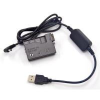 5V USB Cable ADAPTER DR-E8 LP-E8 Dummy Battery สำหรับ Canon EOS Rebel T2i T3i T3i T 700D T5i 550D 600D 650D Kiss X5 X