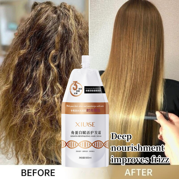 Hair cream keratin hair mask conditioner Ram but hair repair hair