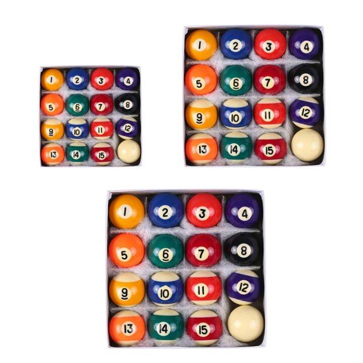 25Mm/32Mm/38Mm Children Mini Billiard Table Balls Set Small Resin Pool