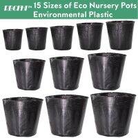 【hot】 RBCFHI 3-50PCS 15 Sizes of Plastic Pot Garden Planting for Vegetable Flowers Starting