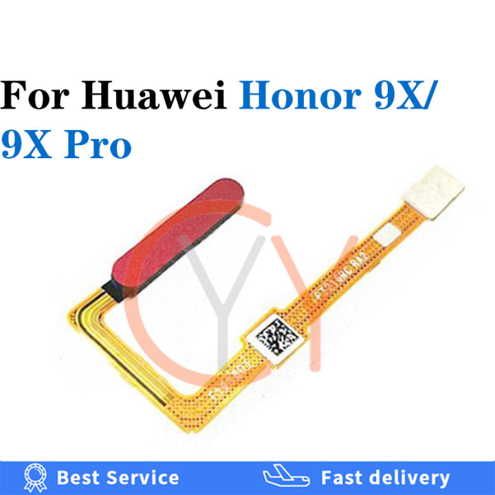 สำหรับ-huawei-honor-9x-pro-9xpro-ปุ่มโฮมเครื่องสแกนลายนิ้วมือเซ็นเซอร์คืนสายเคเบิ้ลหลักชิ้นส่วนซ่อม-id-โทรศัพท์