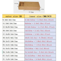 10ชิ้นลิ้นชักสไตล์ F Rosted แขนกล่องกระดาษกล่องบรรจุภัณฑ์ของขวัญคราฟท์กล่องกระดาษแข็งสีดำสำหรับเครื่องประดับของเล่นกล่องแสดง