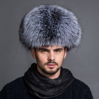 Winter Mens Real Raccoon Fur Hat Warm Bomber Hat Real Leather Ear Warmer Caps Trapper Russian Man Thicken Ski Hats