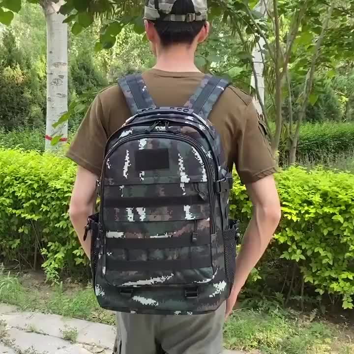 Military Tactical Backpack 20L Army Bag Pack Waterproof Nylon Travel  Backpack Rucksack for Hike Trek Camouflage Mochila