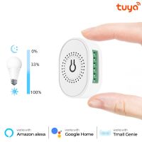 ☃☃№ Tuya DIY Mini WiFi Smart LED Dimmer Switch Light Module SmartLife App Remote Control 220V Wall Lamp On Off For Alexa Google Home