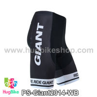 กางเกงจักรยานขาสั้นทีม Giant 14 สีดำ