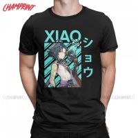 Mens Tshirt Xiao Genshin Impact Creative 100 Cotton Tee Shirt Anime Game T Shirts Clothes Gift 100% cotton T-shirt