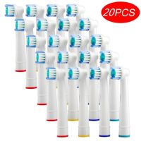 Wholesale 20pcs Replacement Toothbrush Heads For Braun Oral B Sensitive Gum Care Electric Toothbrush Brush Heads For OralB