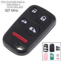 【support】 Auto City (JAS) 307MHz 5ปุ่ม Keyless กุญแจรีโมทรถยนต์พร้อมชิป ID46 OUCG8D-440H-A G8D-440H-A 72147-S0X-A02เหมาะสำหรับ Honda /Odyssey