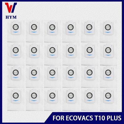 สำหรับ Ecovacs X1บวก/T10บวกชิ้นส่วนถุงหูรูดเครื่องดูดฝุ่นหุ่นยนต์ถุงขยะใช้แล้วทิ้งถุงสกปรกอุปกรณ์ทดแทน