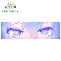 [Hot K] EARLFAMILY Anime Eyes Chibi Slap สติกเกอร์ติดรถ Senpai Heart ตาสติ๊กเกอร์ไวนิล Senpai Please Car Bumper Trunk Decals Classic Peek