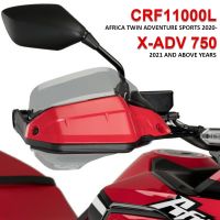 ✒X-ADV XADV กระจกบังลม750สำหรับฮอนด้า CRF ขนาด1100ลิตร CRF1100L แฝดแอฟริกันผจญภัยกีฬาเครื่องป้องกันมือมือจับ2021 2020