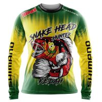 （ALL IN STOCK）  Fishing shirt edition filhing Jersey sublimation snakehead filhing jersey shirt size Xs-8xl GLYX   (FREE NICK NAME LOGO)