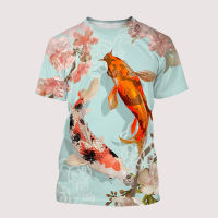 T-shirts Katy fish Art 3D print streetwear