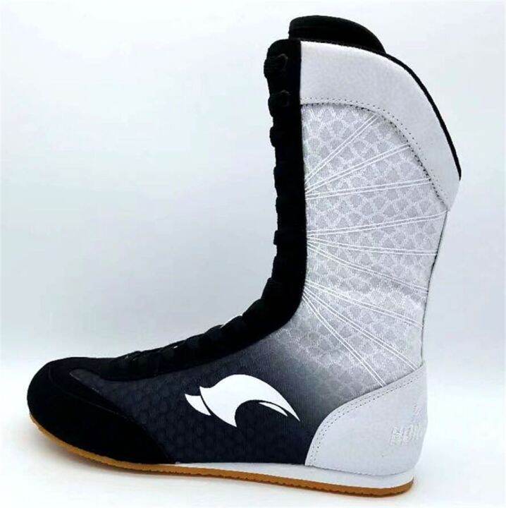thumbnail image 2 of Kangrui Boxing Shoes Men's Wrestling Shoes Combat Boots Fighting Shoes 2 of 13