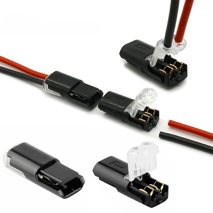 hot๑-10-50pcs-2-pin-way-plug-car-electrical-wire-cable-automotive-strip-terminal-connection