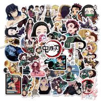 ❉ Demon Slayer: Kimetsu no Yaiba - Series 03 Stickers ❉ 50PcsSet Anime Mixed Luggage Laptop Skateboard Doodle Stickers