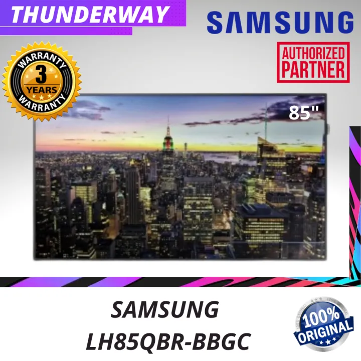 SAMSUNG 85" Inch LH85QBRBBGC QB85R QBR Series 4K UHD Digital Signage