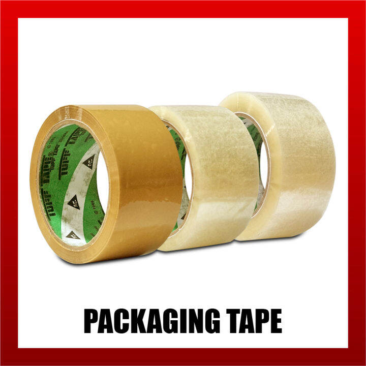 Tuff 2 inches Packaging Tape Brown & Clear available in 50 meters and ...