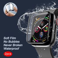 Waterproof screen protector film for apple watch 5 4 3 38MM 40MM 44MM 42MM (Not Tempered Soft glass) film for Iwatch 4/5/6/SE