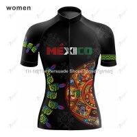 ∋▪ best sell Mexico Cycling Jersey Short Sleeve Bicycle Clothing Top Bike Shirt Customized outdoor sport Breathable MTB top bike clothes