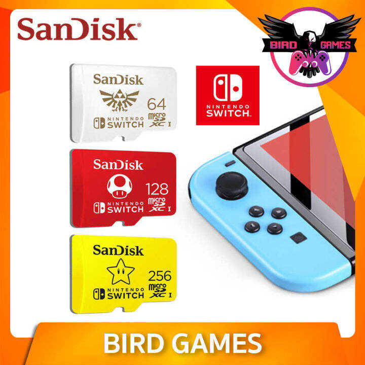 SanDisk microSDXCCard ใช้กับ Nintendo Switch (64GB)(128GB)(256GB)(512GB) [microSD card