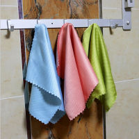 Y • LIFE 25*25cm Korean Fish Scale Rags Do Not Leave Marks, Kitchen Non-oily Dishwashing Housework Cleaning Cloth Absorbent Non-linting Cloth