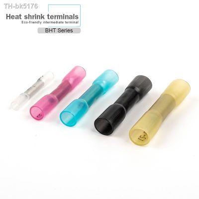 ▣ 5/25PCS Heat Shrink Butt Wire Connectors Waterproof Insulated Automobile Wire Cable Crimp Terminals 26-10 AWG 0.3-6.0mm2